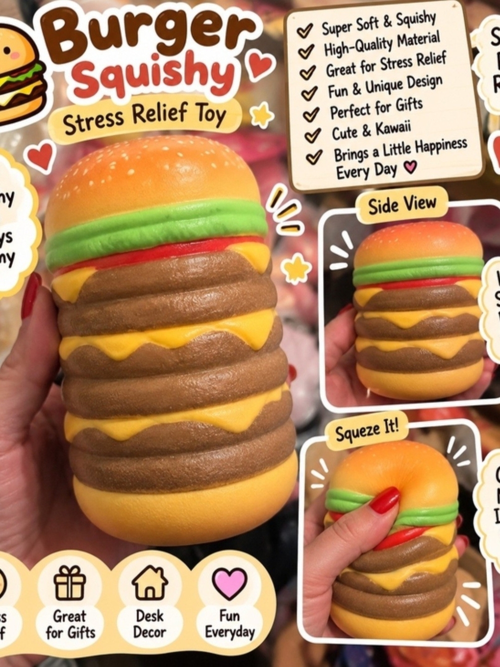 Hamburger Squishy